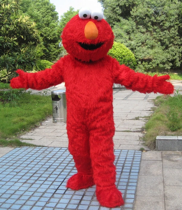 Adult Elmo Mascot Costume 67