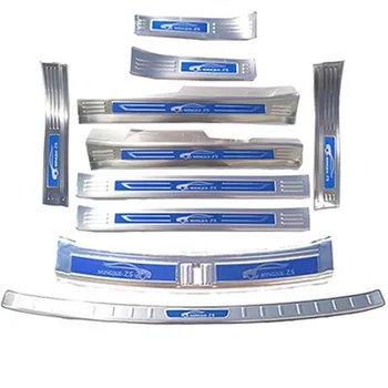 

Rear Bumper Car door cover inside and outside door sill plate Scuff Plate/Door Sill Door Sill for MG ZS 2018