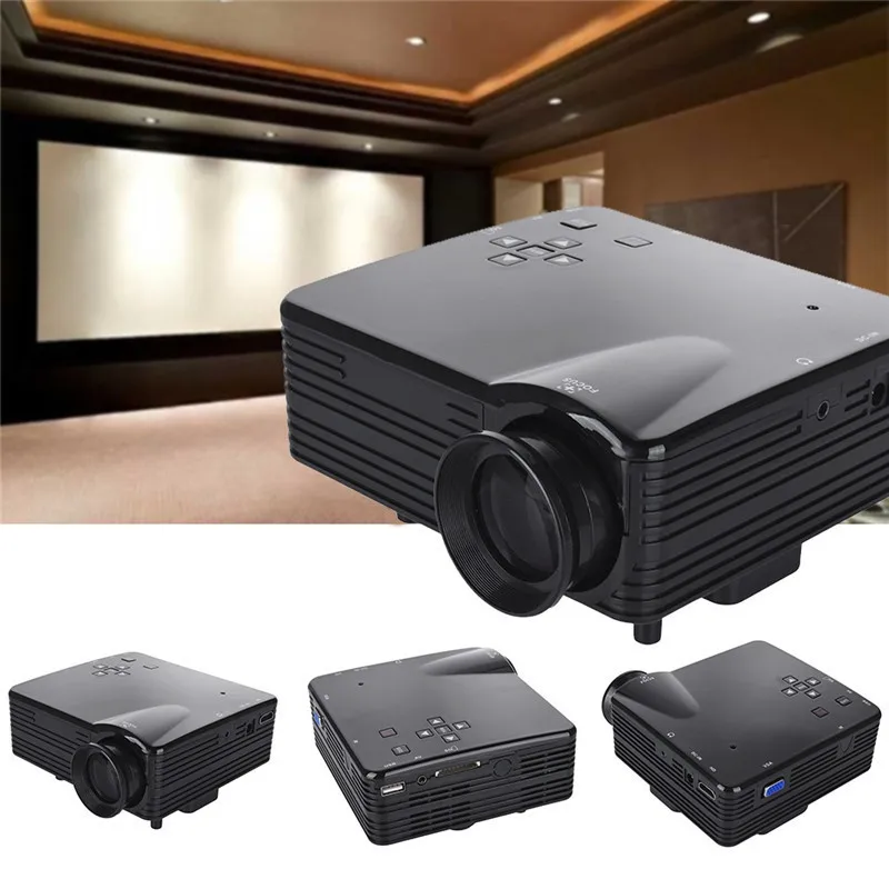 Hot Sale Mini LED Portable Projector 500LM Audio 320 x 240 Pixels HD