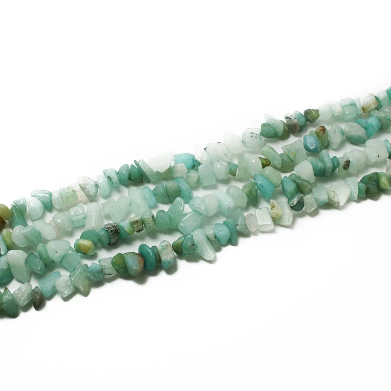 Chips Beads Freeform Amazon gravel Bead,Natural Stone Fashion Jewelry
