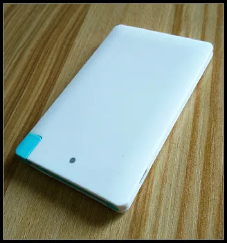 

Hot-selling Card Shape 6.6mm thin Super Mini Portable Charger Slim Body Power bank 2500mAh Polymer portable external Powerbank