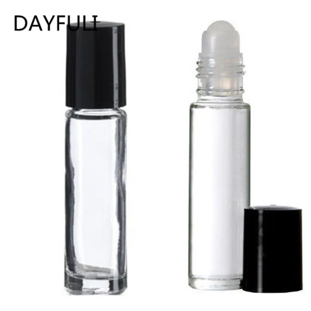 

1Pc Empty Glass Roll-On 10ml Small Fragrance Perfume Oil Bottle Deluxe