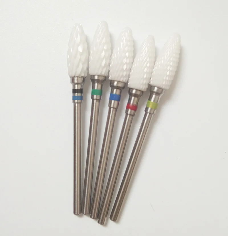 

5pcs zirconia ceramic dental laboratory burs supplies