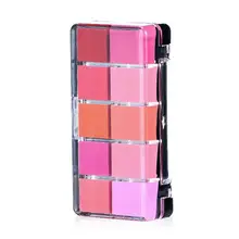 SR MAKE UP Facial Makeup Lip gloss 10 Color beauty Lipstick Palette Brush with Long Lasting Moisturizing Lipstick Palette z3