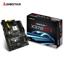 BIOSTAR X370GT7 AM4 X370 Motherboard M.2/2280 Desktop Computer Motherboard Support for AMD Ryzen CPU TYPE-C USB 3.1 PCI-E 3.0