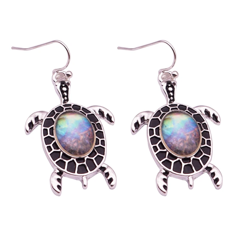 

Sea Ocean Shell Bohemia Earrings Statement Jewelry Animal Turtle Dangle Earrings For Woman Gift