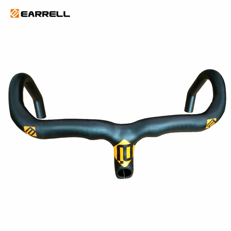 

2017full carbon road bike handlebar integrated Siamese bicycle handlebar bmx integrated handlebar tape riser brompton bike parts