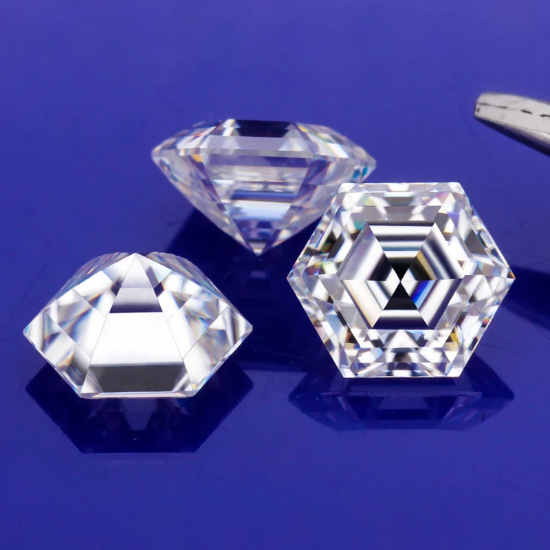 Lab Created White Round Old European Cut 10mm Moissanites Loose Gemstone For Jewelry. -