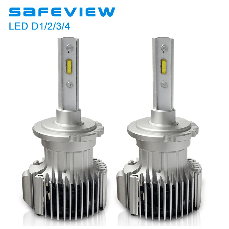 Safeview Car d2s d2r auto led headlight Bulbs 12V 72W D1S D3S D4S 6000K White Lighting
