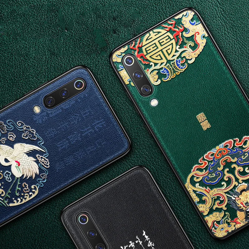 Кожаный чехол Aixuan для Xiaomi Mi 9, чехол для телефона с 3D тисненым рисунком, кожаный силиконовый чехол на заднюю панель, чехлы для Xiaomi mi 9 Mi9 SE Capa