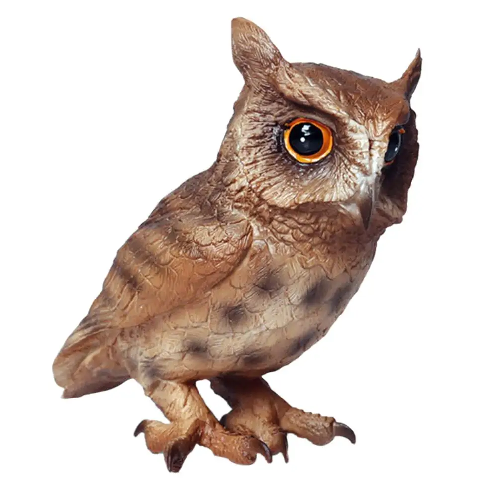 Simulation New Design Bird Animal Model Owl Figurines Bird Action