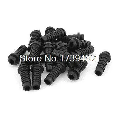 Cellphone Charger Strain Relief Cord Boot Protector Wire Sleeve 21x8x5mm 20pcs
