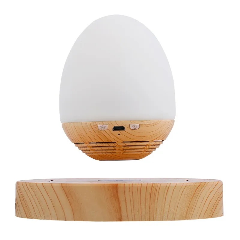 MOXO S1 Magnetic Levitation Speaker Portable Wireless Bluetooth Speakers Wood Base Floating Maglev Speaker With LED