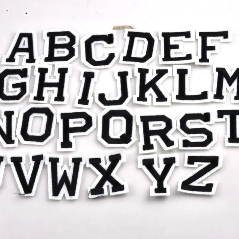 26pcs Patch A Z Letter/Alphabet Patches Clothes Caps Jeans Sewing on