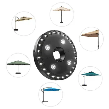 

Outdoor Patio Umbrella Light 3 Lighting Modes 28 LED Light Table Umbrellas Camping GHS99