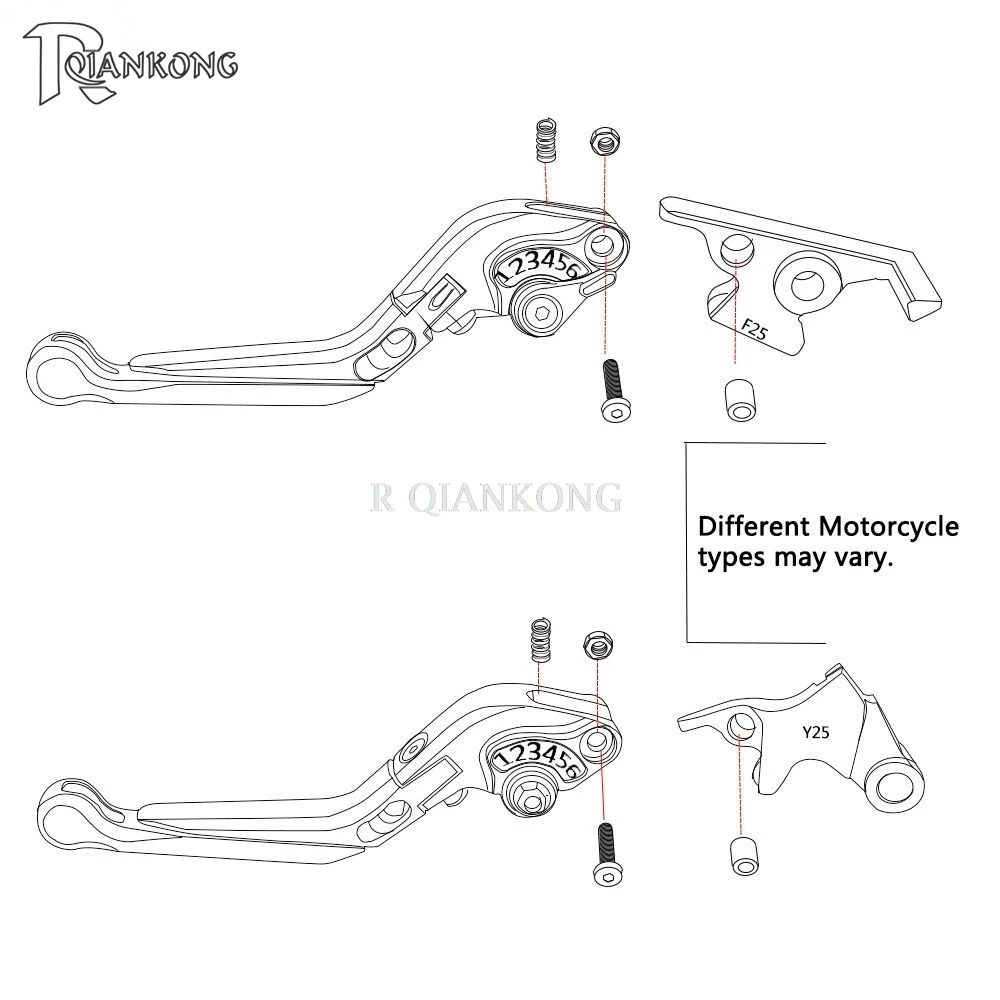 Для Yamaha TDM 850 TDM850 1991-2002 1992 1993 ЧПУ Алюминий Регулируемый складной расширение мотоциклов сцепные рычаги оранжевый