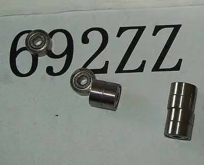 

10pcs 692 ZZ Miniature Bearings ball Mini bearing 2 X 6 X 3mm 692ZZ