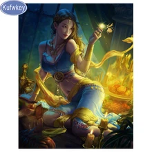 Diy фото на заказ Персонализированная Алмазная картина "Сексуальная фея" 3 дембройдерская вышивка крестиком мозаичная живопись стразами украшение дома