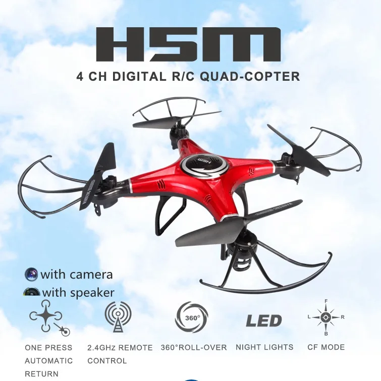 Music Drones With Camera Hd Jjrc H5m Quadcopters With Speaker Rc Hexacopter Professional Rc Dron Flying Helicopter Camera Copter