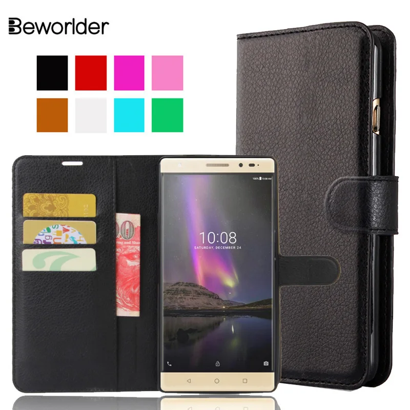 Beworld для lenovo Phab2 Plus чехол телефона s с рисунком личи кошелек откидной крышкой слоты