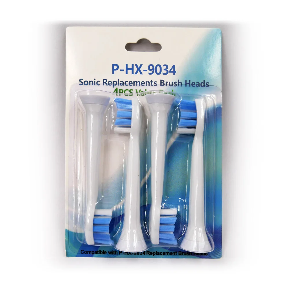 8 шт Съемные насадки для зубной щетки HX9034 для Philips Sonicare ProResults HX6013 HX6530 HX9340 HX6930 HX6950 HX6710 HX9140 HX3216