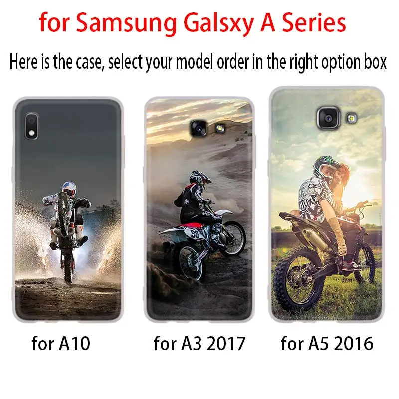 Чехол для кроссовых мотоциклов Samsung Galaxy A8 A6 Plus A9 A5 A3 A7 2018 2017 2016 A50 A30 A40 A70 A10 A2