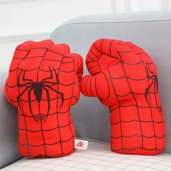 

SuperHero SpiderMan Hands Plush Gloves Set Punching Boxing Type Fist One Pair