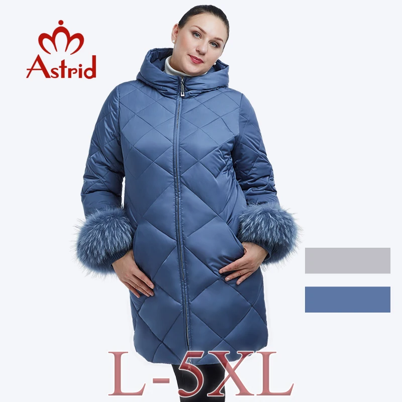 Astrid 2018 hot Куртка женская зимняя пуховик кокон женский большие размеры верхняя