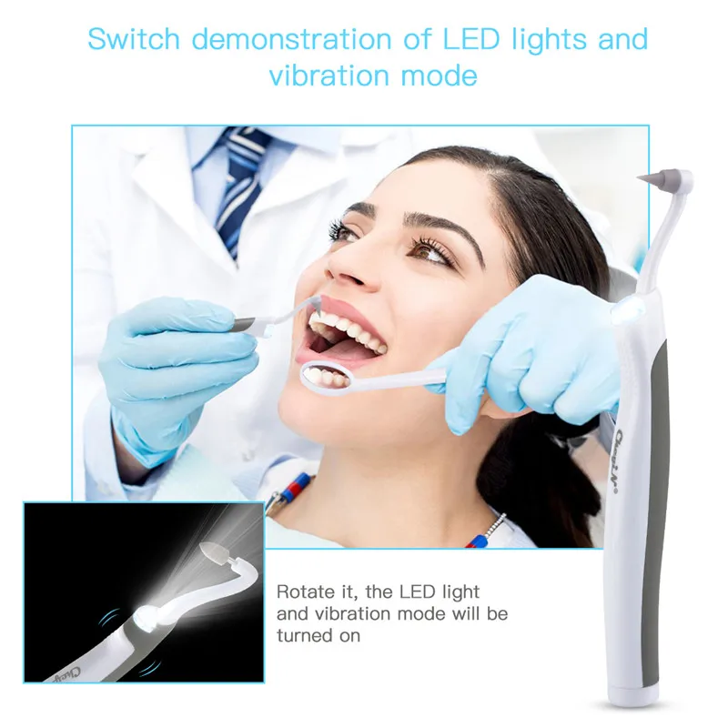 Гигиена полости рта многофункциональный звуковой портативный светодиодный