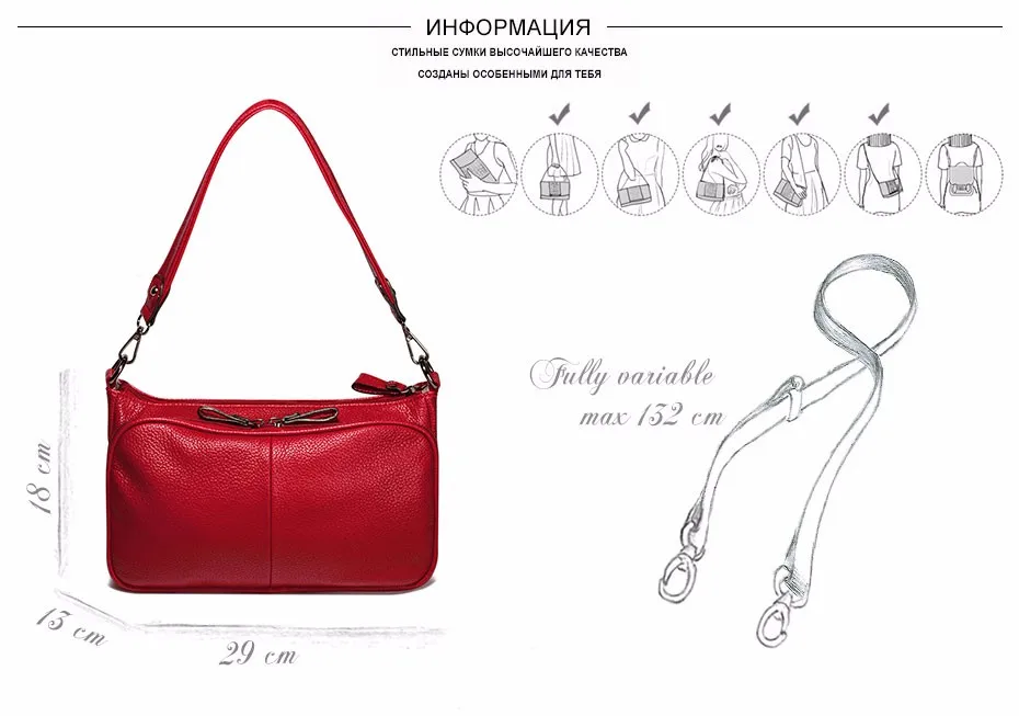 AMELIE GALANTI casual shoulder bag solid color multifunction versatile fashion soft bag zipper long straps crossbody bag 2016 (2)