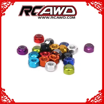 

8pcs Alloy Wheel for car Wltoys A959 Hex Lock Nut Tire Nut For Rc Hobby Model Car 1/18 1/18 wheels A969 A979 K929 A580042