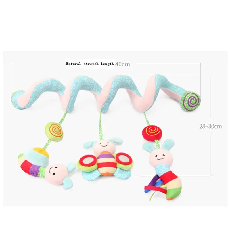 Погремушка для новорожденного игрушки Мягкая коляска игрушки 0-12 месяцев 2018 детская коляска подвесное музыкальное образование погремушки