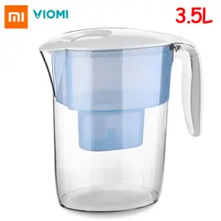 Xiaomi VIOMI VH1-B 3.5L воды фильтрующий кувшин 7-ступенчатая при помощи ультрафильтрации чайник Пластик фильтрации воды кувшин высококачественный