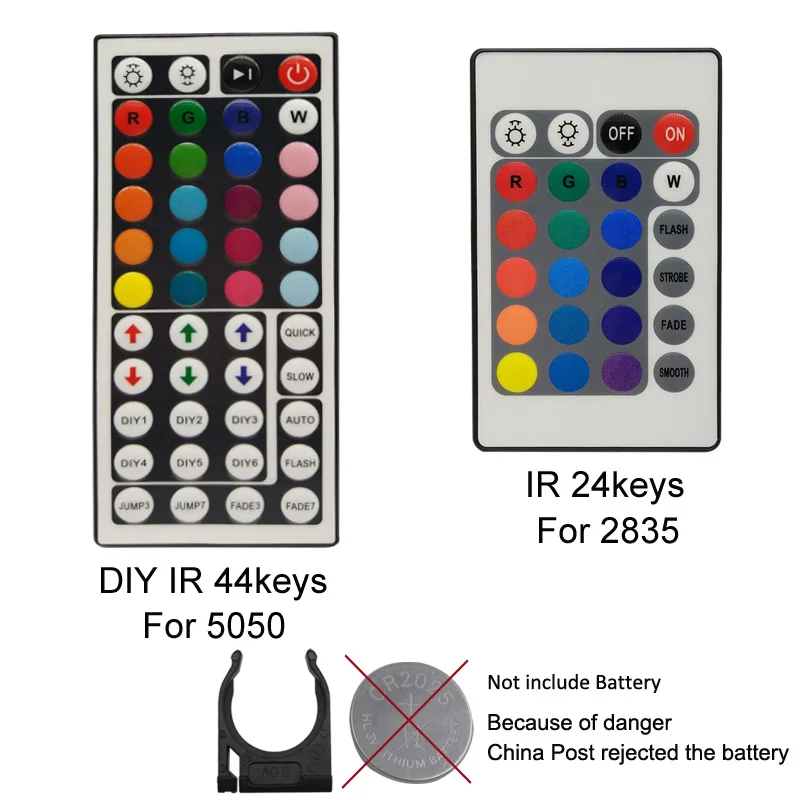 Gooluk IR 44 клавишный пульт дистанционного управления диммер RGB 24 клавиши контроллер