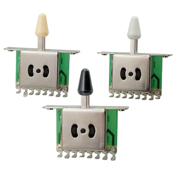 

Heavy Duty Guitar 5 Way Pickup Switch with Knob for ST SQ Stratocaster Telecaster Guitar Parts Accessories