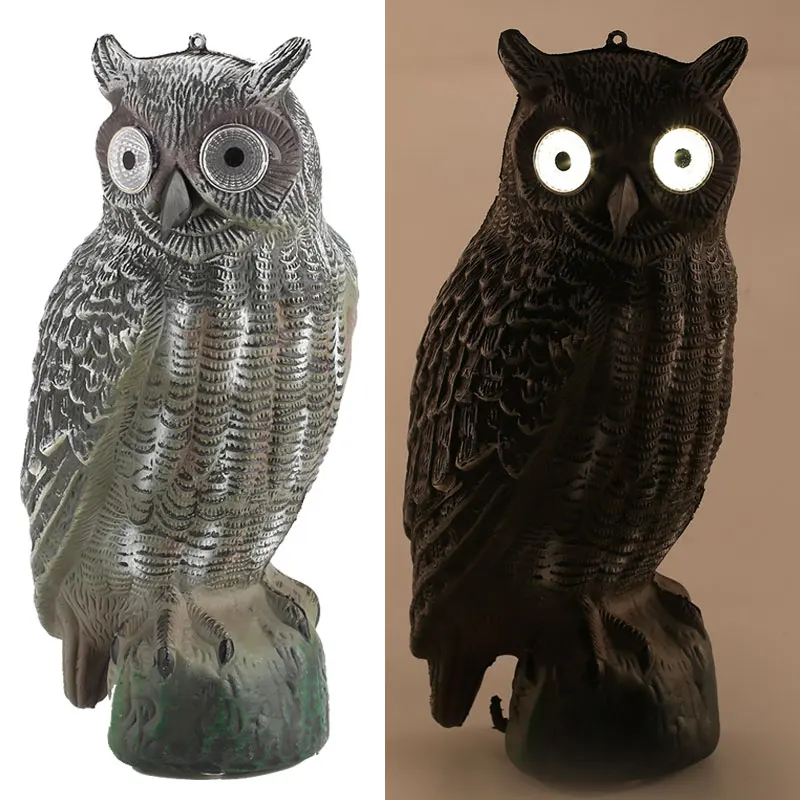 2018 Realistic owl Killer Hunting Decoy Solar Energy Crops Scarecrow Decoy Repellent Bird Garden Tools Rodent Pest Repeller 2018 Realistic owl Killer Hunting Decoy Solar Energy Crops Scarecrow Decoy Repellent Bird Garden Tools Rodent Pest Repeller