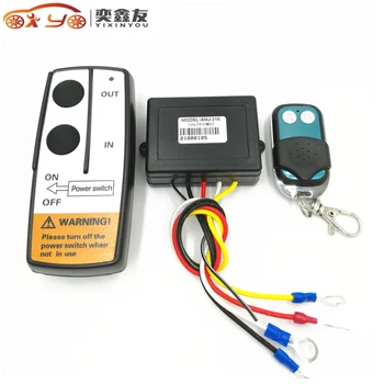 

YIXINYOU Wireless Winch Remote Control Kit 12V 50 feet for Truck Jeep SUV ATV
