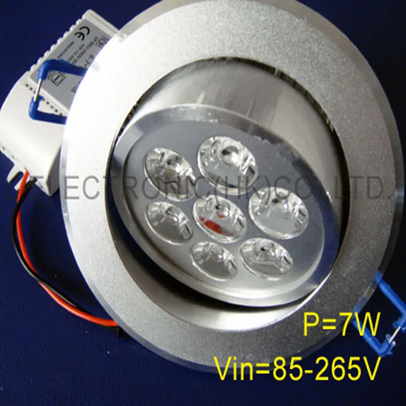 

High quality 7W high power led ceiling light ,hot selling 7w led ceiling lamps,LED Downlight 7w free snipping 8pcs/lot