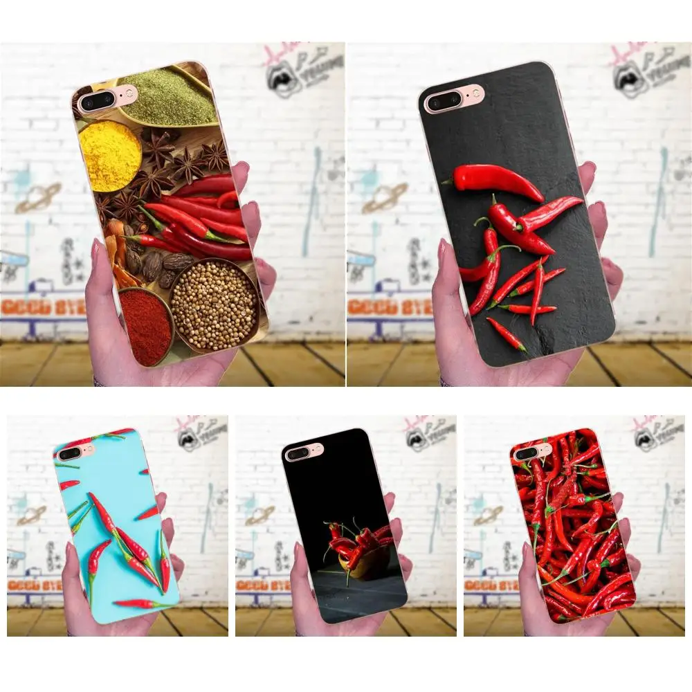 

For Xiaomi Redmi Note 2 3 3S 4 4A 4X 5 5A 6 6A Pro Plus Soft Cute Case Sweet Pepper And Red Pepper