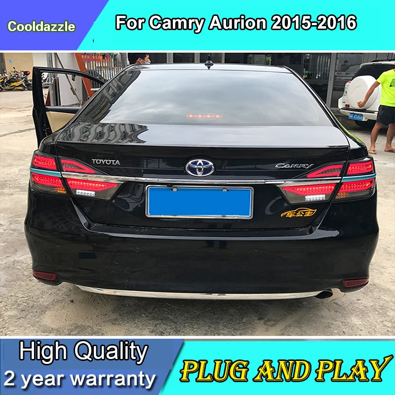 Автомобильный Стайлинг чехол для Тойота Aurion Camry 2015 2016 светодиодный задний фонарь