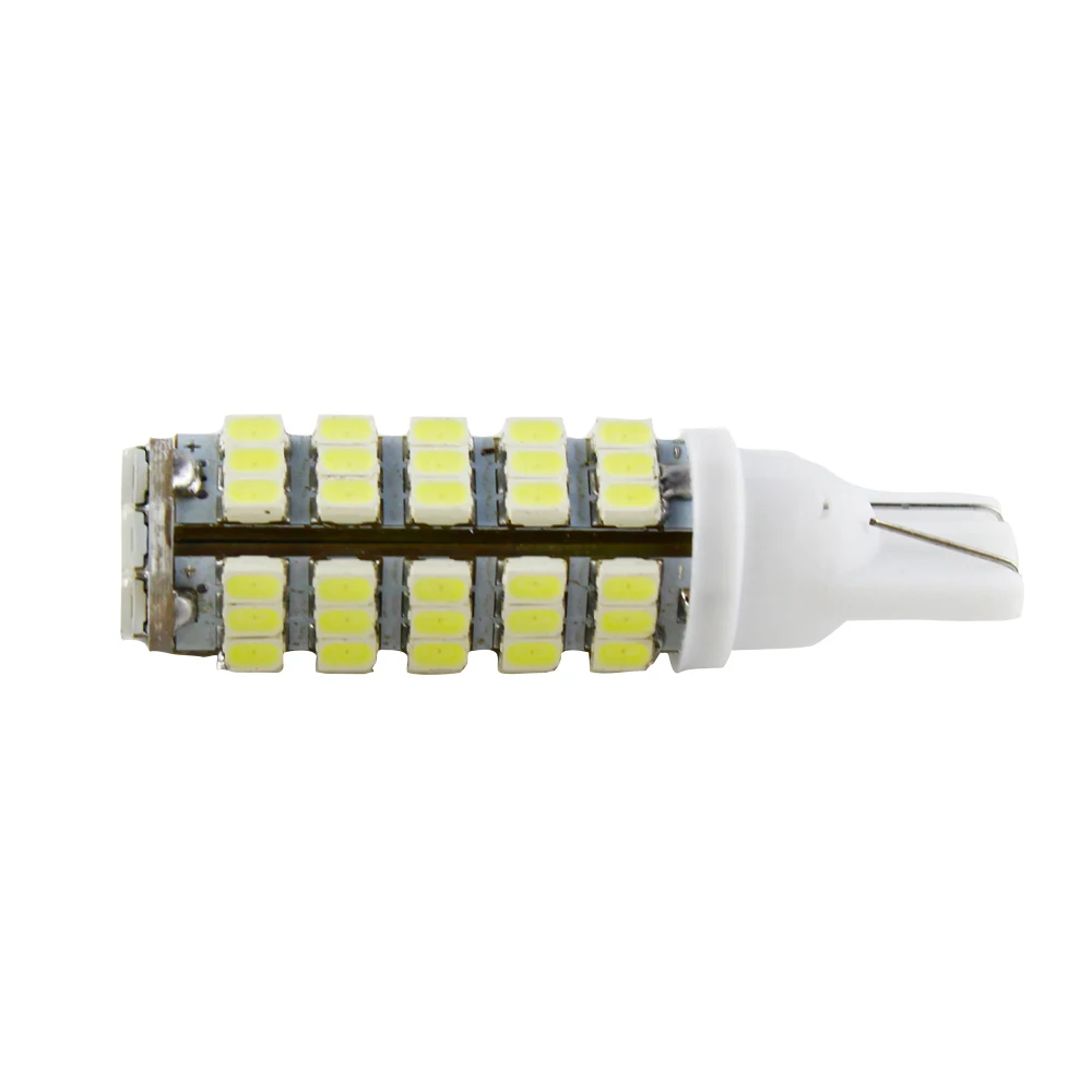 100 шт. Белый T10 W5W 1206 68 SMD светодиодный габаритный фонарь автомобильная боковая
