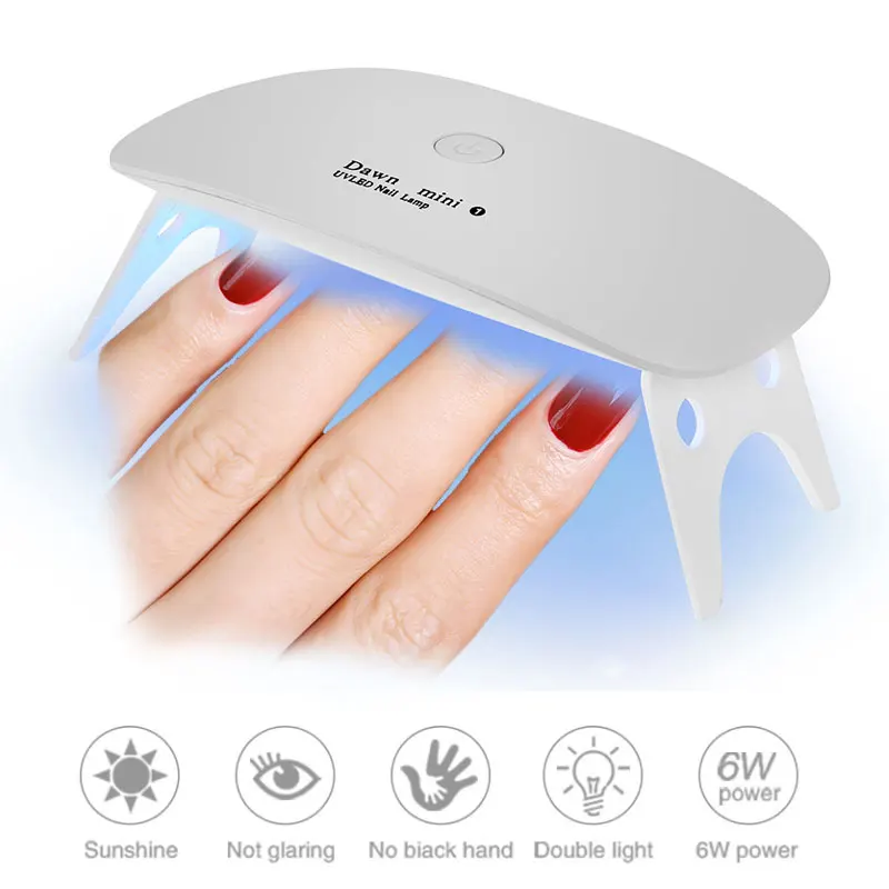 

Lghzlink UV LED Mini Gel Nail Lamp 5W Portable USB Charge Gel Nail Dryer 45s 60s Timer LED Light Fast Dry Nails Gel Manicure