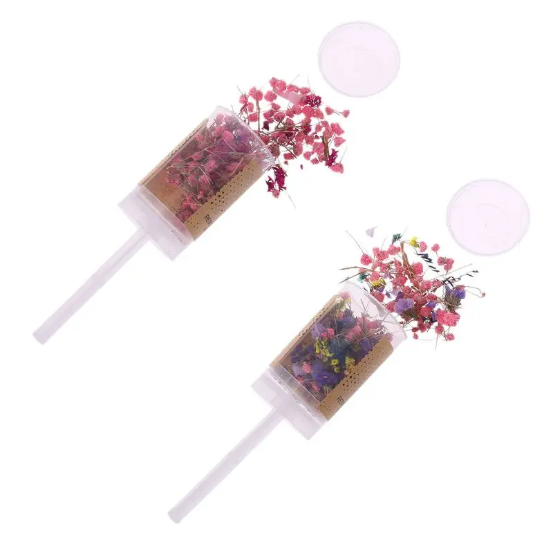 

Confetti Push Pop Dried Flower Bridesmaid Shooters Wedding Birthday Party Favors Supplies Decor