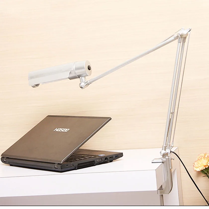 

LED Table desk Light E27 Lamp, Adjustable Swivel Arm Clip-on Table desk 7cm cosmetology Clamp Work Study Reading Repair Xiaomi