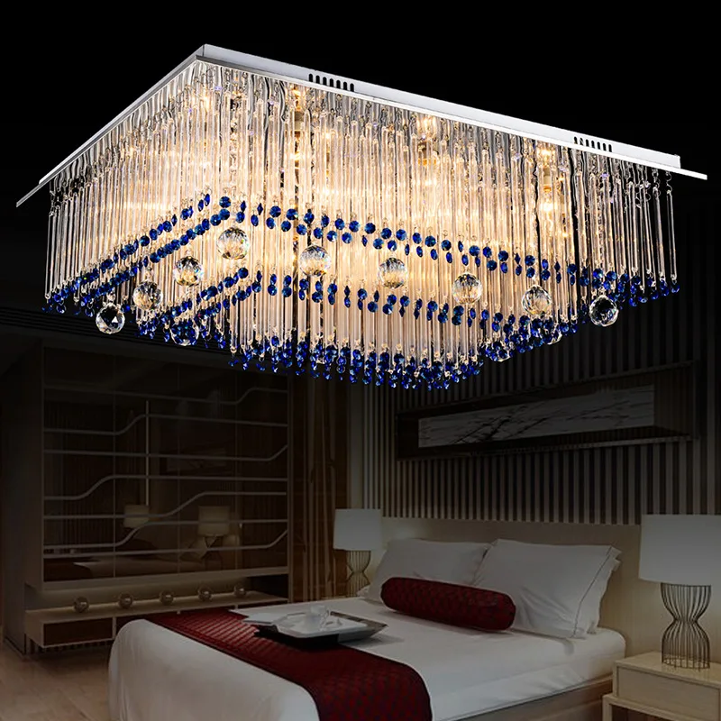 

Modern Crystal Ceiling lightings Lamp Luxury Home Living Room led surface mounted luminaire led plafond lustre de cristal teto