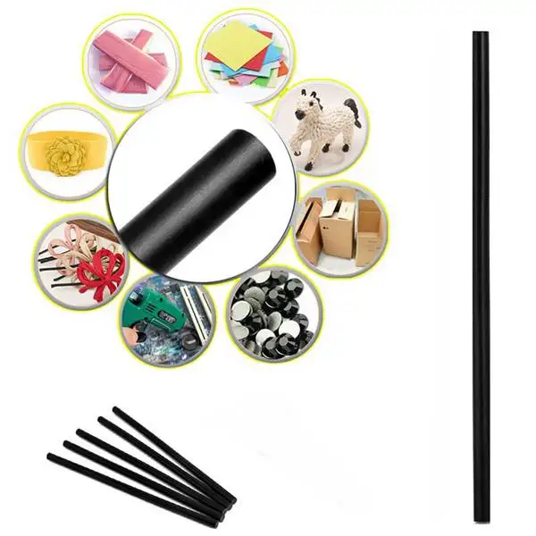 50Pcs Diameter 11Mm Black High Viscosity Hot Melt Glue Stick Professional Length 270Mm Diy Glue Sticks Paste Tools