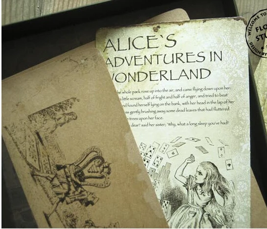 20 шт./партия Винтажный стиль Alice's Adventure in Wonderland Post Набор открыток история поздравительных открыток Подарочная открытка