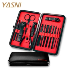 15 шт./компл. Профессиональный Нержавеющая сталь маникюрный набор для ногтей Набор для педикюра, пинцет для выщипывания, Ножи EarPick маникюрный набор для ногтей Инструменты NT93