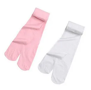 

Wholesale & retail High quality 3 years - 7 years pink & white girls ballet socks,kid hose