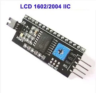 Плата адаптера для ЖК дисплея IIC/I2C/интерфейс LCD 1602 2004 4 контактной платы Arduino